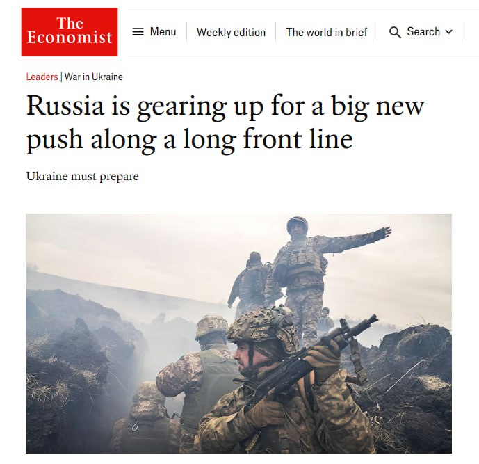 Rusko se připravuje na novou silnou ofenzívu na frontě – The Economist"Schopnost Ukrajiny ...